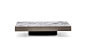 Low marble coffee table SOLID STEEL | Marble coffee table by Minotti_2