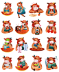 cow ILLUSTRATION  sticker Telegram Character design  watercolor animal farm mood Emoji