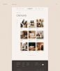 minimal online store redesign shop UI ux ux/ui design Web Zielinski & Rozen