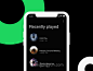 Spotify移动App重新概念设计 Redesign Concept 每日UI源文件分享-UI 素材-@美工云(meigongyun.com)