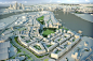 Greenwich-Millenium-Köy-Masterplan Urban Design Concept, Urban Design Plan, Origami Architecture, Architecture Model, Scifi City, Virtual City, Polygon Modeling, Planer, Site Plans