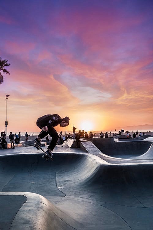 Man Skating on Skate...