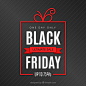 Black friday discount background Free Vector