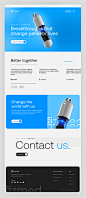 其中包括图片：Fizmed - Healthcare Technology Landing Page Website
