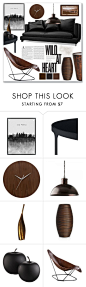 "Home decor" by bogira on Polyvore featuring interior, interiors, interior design, Ð´Ð¾Ð¼, home decor, interior decorating, Crate and Barrel, Dot & Bo, Oris и CB2:
