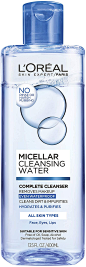 L'Oreal Paris Micellar 洁面水完整洁面乳，防水，所有肤质，13.5 液 盎司。 3份: 亚马逊中国: 化妆-海外购 美亚直邮