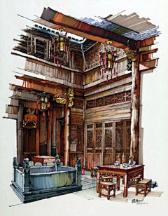 ZIFO采集到乡村插画