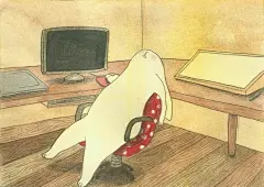 韩国插画家Lapinfee的小兔子