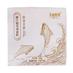 美丽胶妍即食花胶山药百合粥椰汁银耳奇亚籽0蔗糖月子餐鱼胶礼盒-淘宝网