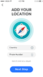 一套白色系的注册登录app界面创意设计-UI设计网uisheji.com -