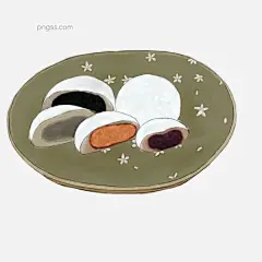 手绘美味点心麻?图片大小2000x2000px 图片尺寸1.6 MB 来自PNG搜索网 pngss.com 免费免扣png素材下载！餐桌#点心#豆沙#复古盘子#公益宣传#过年#黑芝麻#夹心#零食#美味#糯米#手绘插画#甜品#