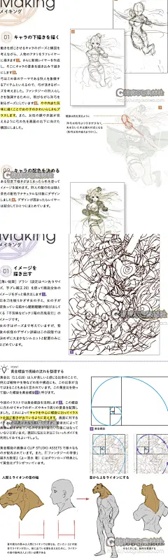 幻想角色画法 动漫人物数码插画技法绘画美术CG素材临摹参考图-淘宝网