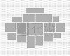抽象拼贴画,照片,数字16,边框,形状,长方形,空白的,概念,摄影,收集