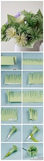 How to make flowers.
