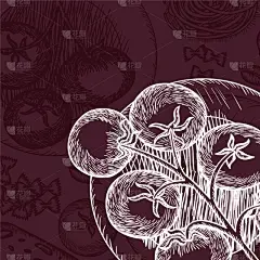 西红柿,分离着色,美味,计算机图标,农业,蔬菜,素食,菜单,香旱芹菜,绘制