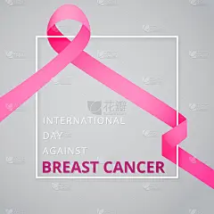 十月乳腺癌宣传月。国际防治乳腺癌日。粉红丝带意识。矢量插图。海报、广告、社交媒体、封面。EPS10。