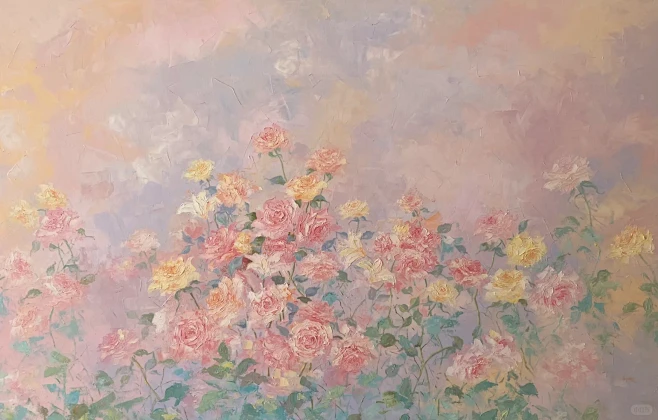 油画花卉 - 小红书