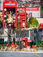 交房美陈｜欢迎回家 又一场电话亭花艺造景 - 小红书