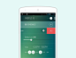 Android Settings Screen by Fuxxo Works in 50个精彩的8月出炉的免费设计资源