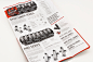 2013 Mini Catalog : A direct follow up to the 2012 mini-catalog that can also be found in my portfolio. When folded, the 2013 mini-catalog requires no more space than a normal tri-fold brochure, but opens to a poster sized 22" x 17".This triple 