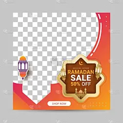 模板,市场营销,方形画幅,斋月,传统,商务,贺卡,灯笼,纸灯笼
