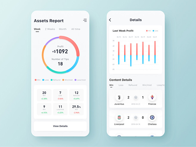 竞猜 收益 数据 足球 比赛 APP U...