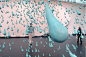 1500 Giant Raindrops / 瑞士艺术家 Urs Fischer 的雨滴装置​​​作品 ​​​​