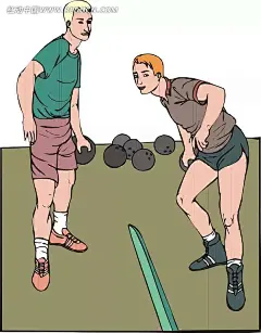 手绘拿起保龄球的男人保龄球|插画|卡通画|绿色上衣|男人|生活百科|矢量素材|手绘|男人男人插画图片|男人图片成熟男人|帅气男人男模特男人|男人交叉男人