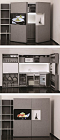 Pop-up #kitchen PIA by Dizzconcept by Inkea: 