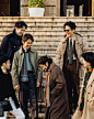 Photo shared by BEAMS | ビームス on November 20, 2023 tagging @mr_beams_webmagazine, and @beams_f. May be an image of 5 people, duffle coat, overcoat, suit, poster, parka and text.