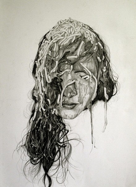 画到一定程度就会不断的给自己增加难度,比如画画塑料袋画画玻璃画画