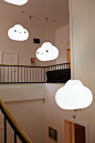 Cloud Pendant Light (Light installation at animation studios) A would LOVE these!