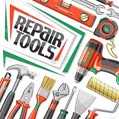 Vector poster for Repair Tools