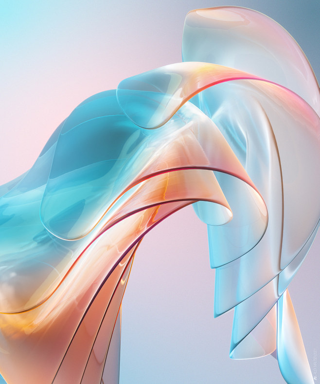 3D abstract backgrou...