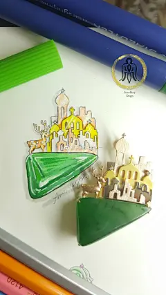 移动的城堡----胸针吊坠两用款 ​​​​