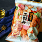 日本进口零食什锦海鲜虾片仙贝米饼脆片网红休闲零食2袋组合装-tmall.com天猫