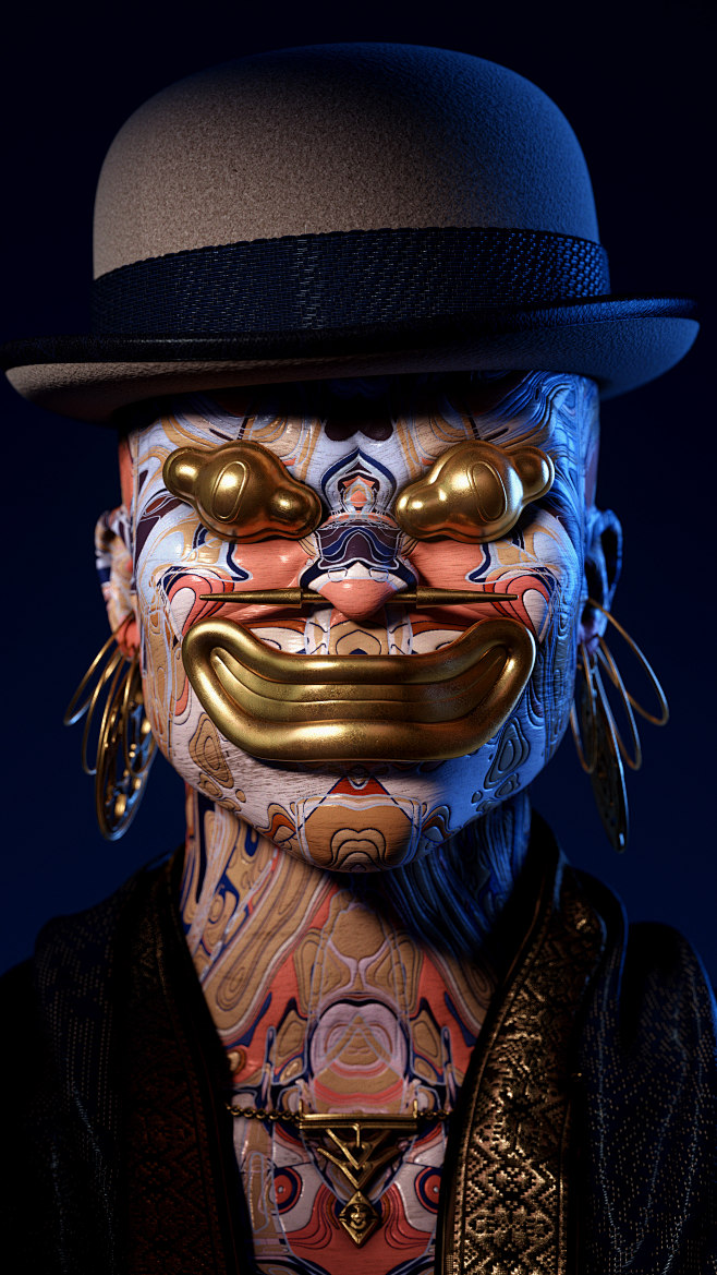 Behance 上的 THE MASKS...