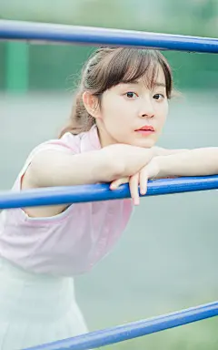 小清新少女夏日写真高清手机壁纸-55壁纸网