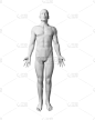 白色,男性形象,生理学,垂直画幅,空白的,留白,无人,绘画插图