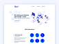 Engage Data home screen home page home ui landing page isometric page layout onepage page