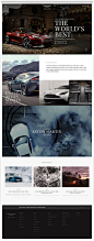 Aston Martin Homepage Web Design