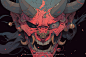 Crow880206_highly_detailed_illustration_of_a_Hannya_mask_rich_t_6dc2b9b1-ffbb-4f51-be5d-9dc3dad4a56b