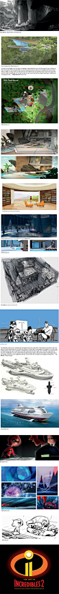 超人总动员2 官方设定画集 皮克斯动画 电影原画 图集 美术素材-淘宝网