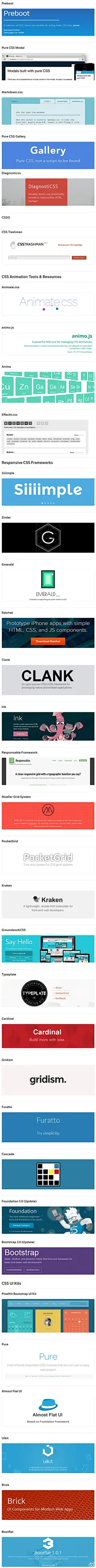 【年终大盘点！2013年值得关注的CSS工具和资源】这篇文章我们将分享web网页设计师们最喜欢的CSS资源集合：框架、UI工具包和提高效率的工具，在过去的2013年里，这些都是得到好评的资源和工具，它们都允许您快速启用到你的下一个web项目中。收藏请戳→http://t.cn/8kNwlBM