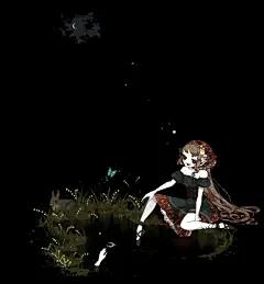 【哥特式】黑童话故事插图&amp;哥特化的动漫人物组图_看图_黑图片吧_百度贴吧