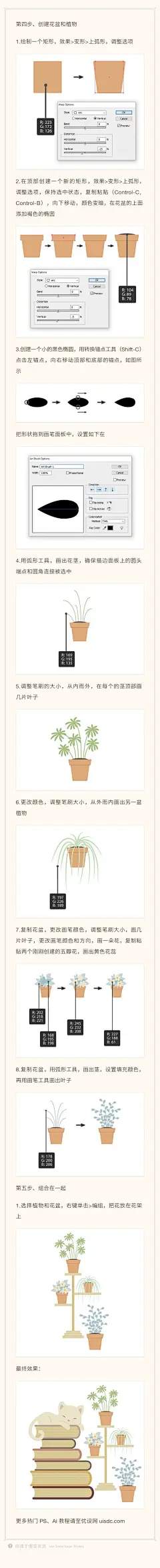 #优设每日作业#【Ai基础教程！教你画小猫咪】昨天的拟物教程有些难，没有基础的同学做了很久，今天我们做一个简单易上手的好咯。作者是Nataliya Dolotko   翻译小编@马小图兔   惬意的小猫咪，慵懒的午后，忍不住要画起来啦，记得在评论下方交作业。上次作业最佳者@Rain_Jay @小谲子