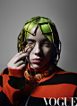 Billie Eilish “碧梨”Vogue China 六月号封面，新声力量穿着Burberry新季服饰登场，一张新世代个性面孔~  摄影: Nick Knight. ​​​​