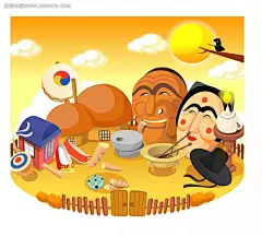 韩国古代面具卡通漫画AI|绘画设计|角色|卡通人物|卡通人物图片|漫画人物|人物插画|人物素材|人物图片|矢量人物|矢量图|手绘人物|水彩