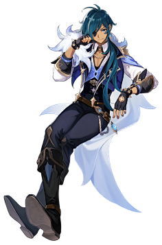 李灵现采集到原神立绘