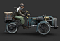 The Journey , Rory Björkman : My Submission to the Artstation challenge "The Journey" 3d vehicles

My idea was to portrait a cool looking old guy setting off on a journey from Stockholm with his bags strapped to the back of his bike. I decided t